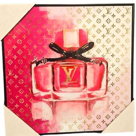 Instinct Style Louis Vuitton LV Logo Framed Wall Decor - Picture 2 of 7